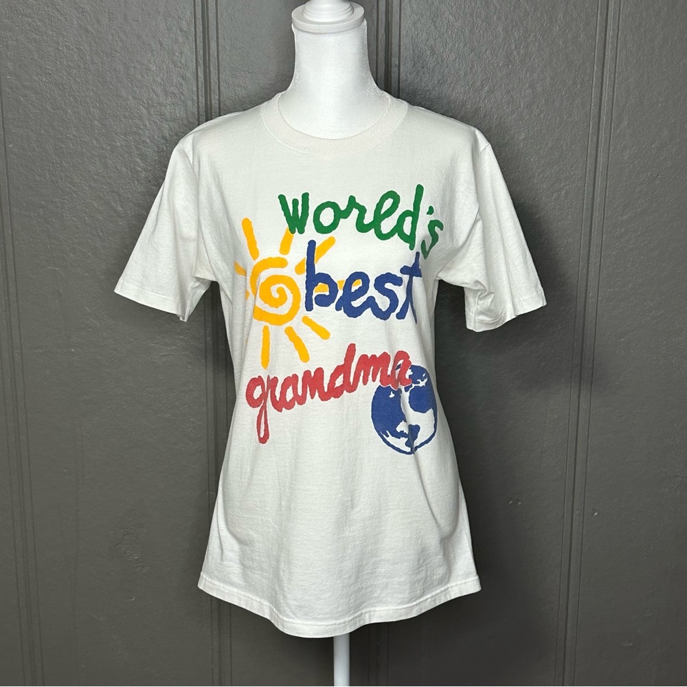 Jerzees World’s Best Grandma Tee 90s Vintage